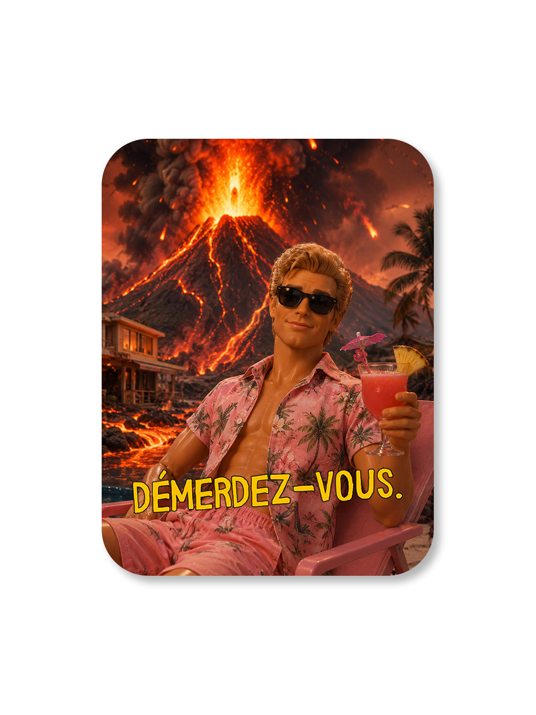 Aimant Démerdez-vous Encre et Créations