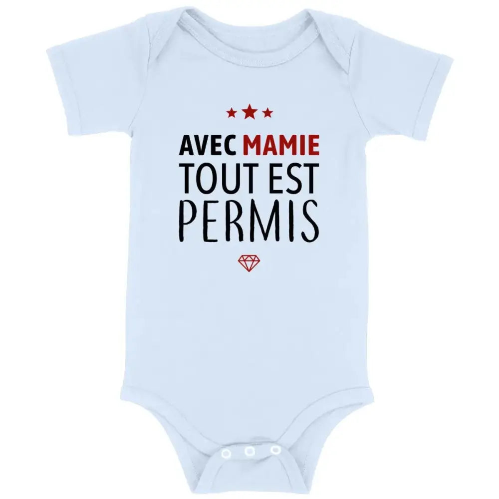 Body bébé Avec mamie tout est permis