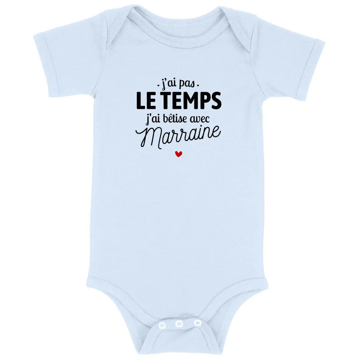 Body bébé J'ai bêtise avec marraine