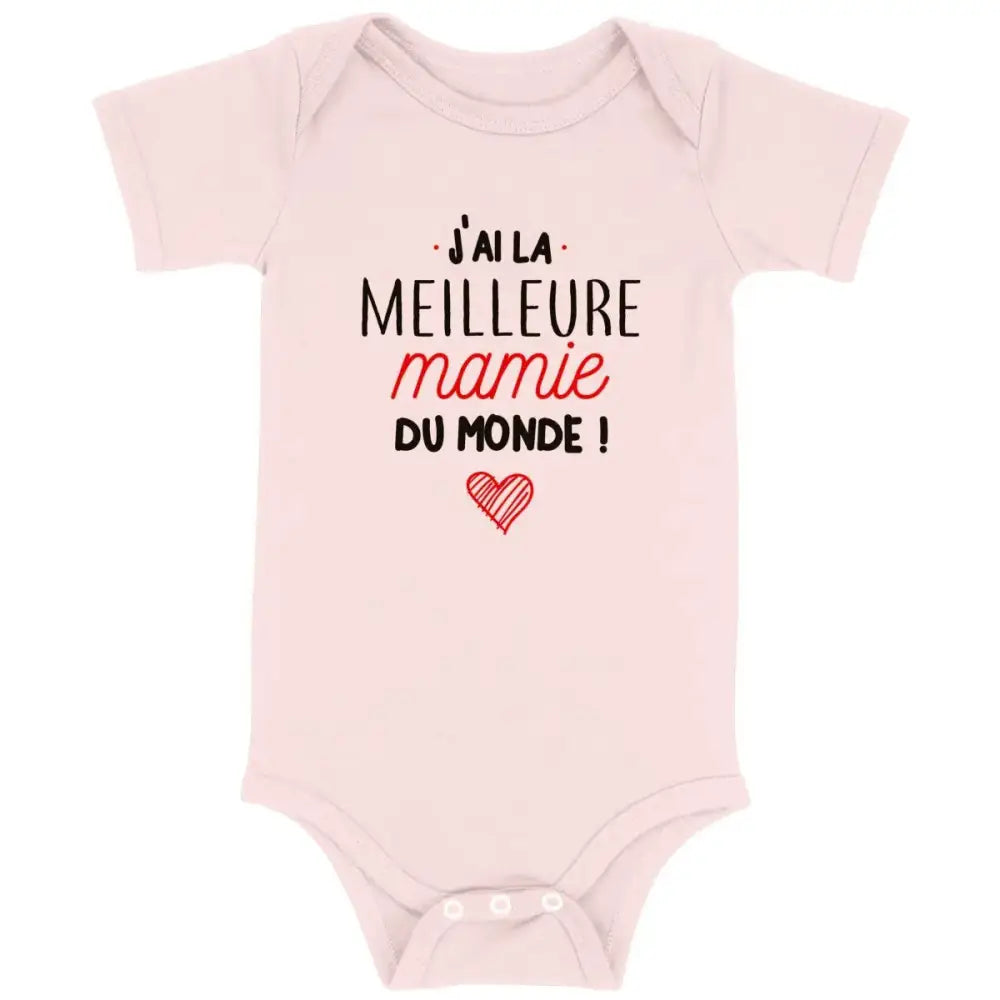 Body bébé J'ai la meilleure mamie du monde