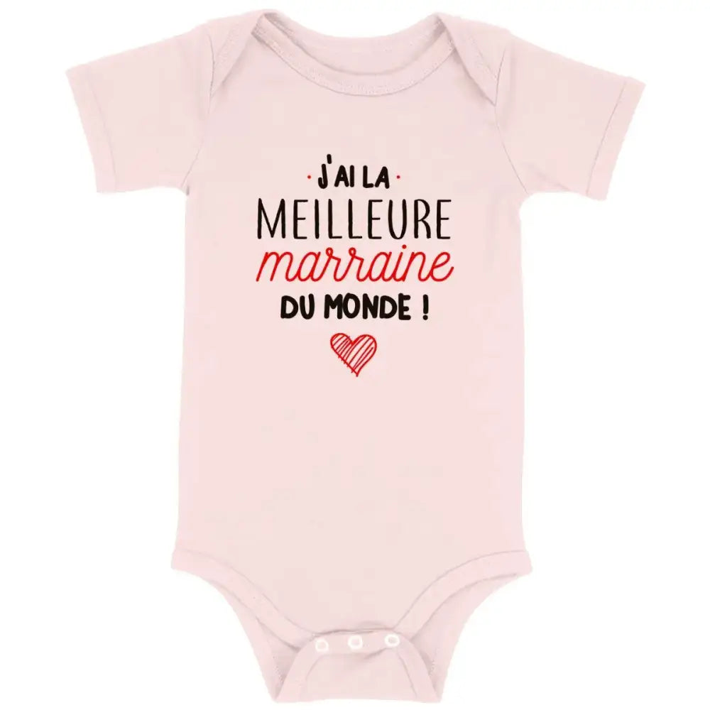 Body bébé J'ai la meilleure marraine du monde