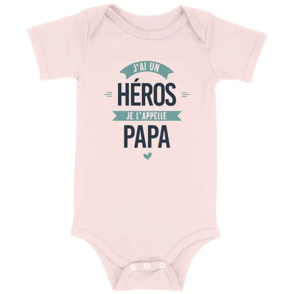 Body bébé J'ai un héros je l'appelle papa