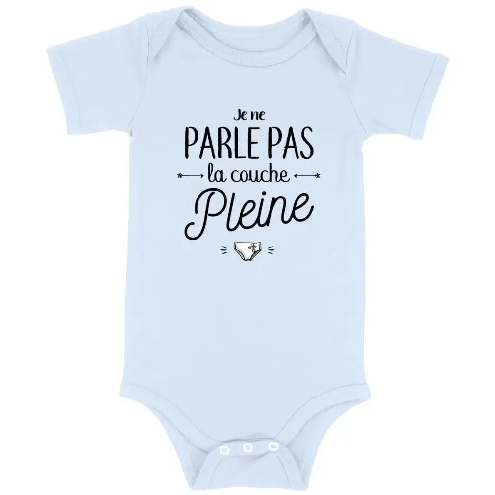 Body bébé Je ne parle pas la couche pleine