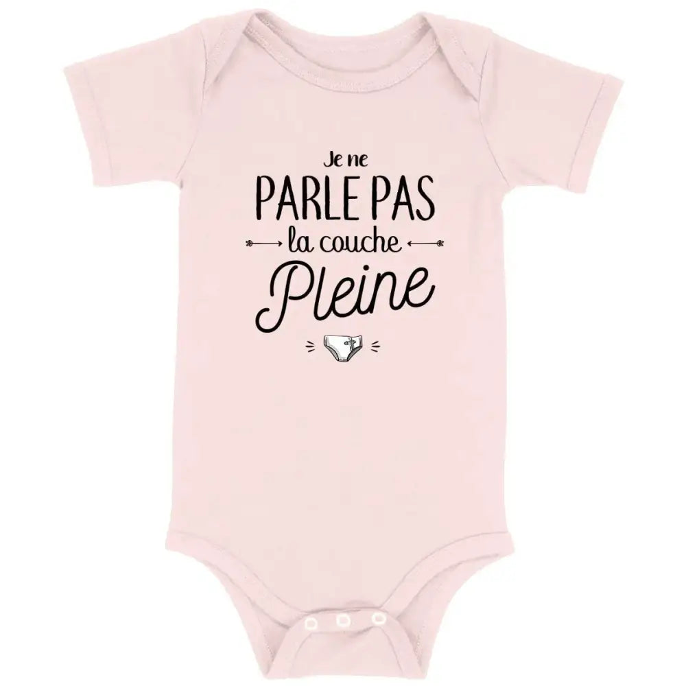 Body bébé Je ne parle pas la couche pleine