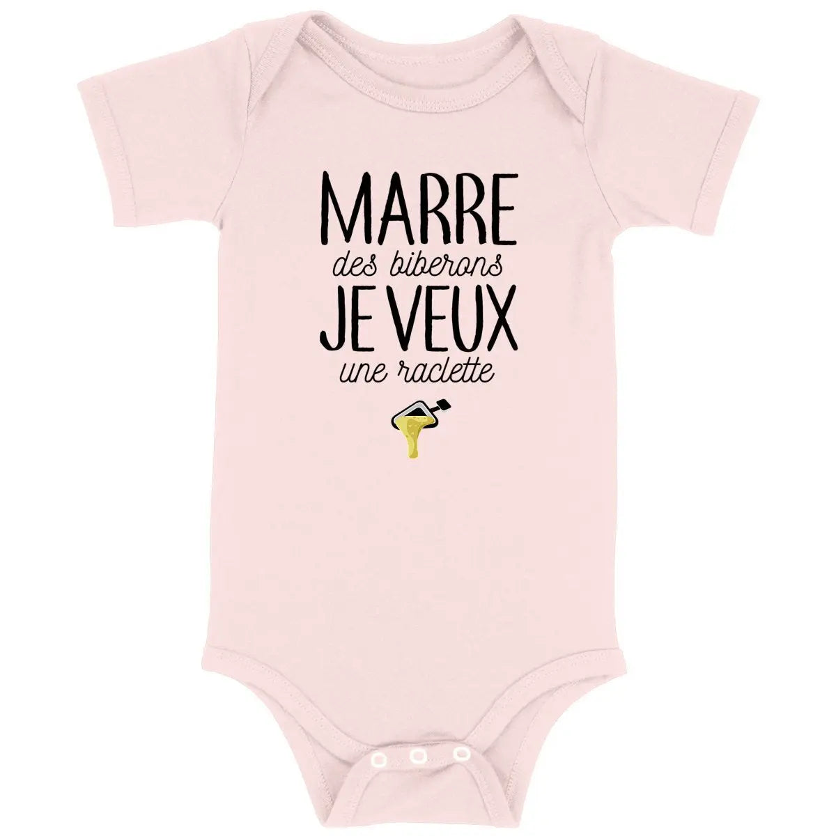 Body bébé Je veux une raclette