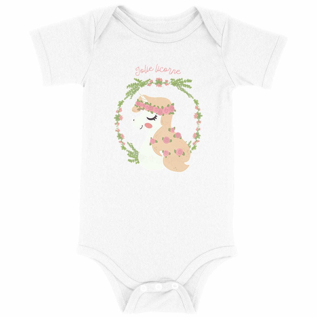 Body bébé Jolie licorne