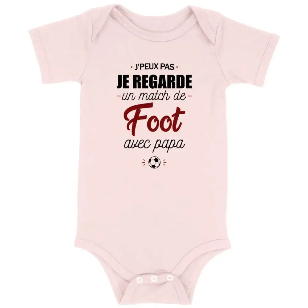 Body bébé Le foot avec papa