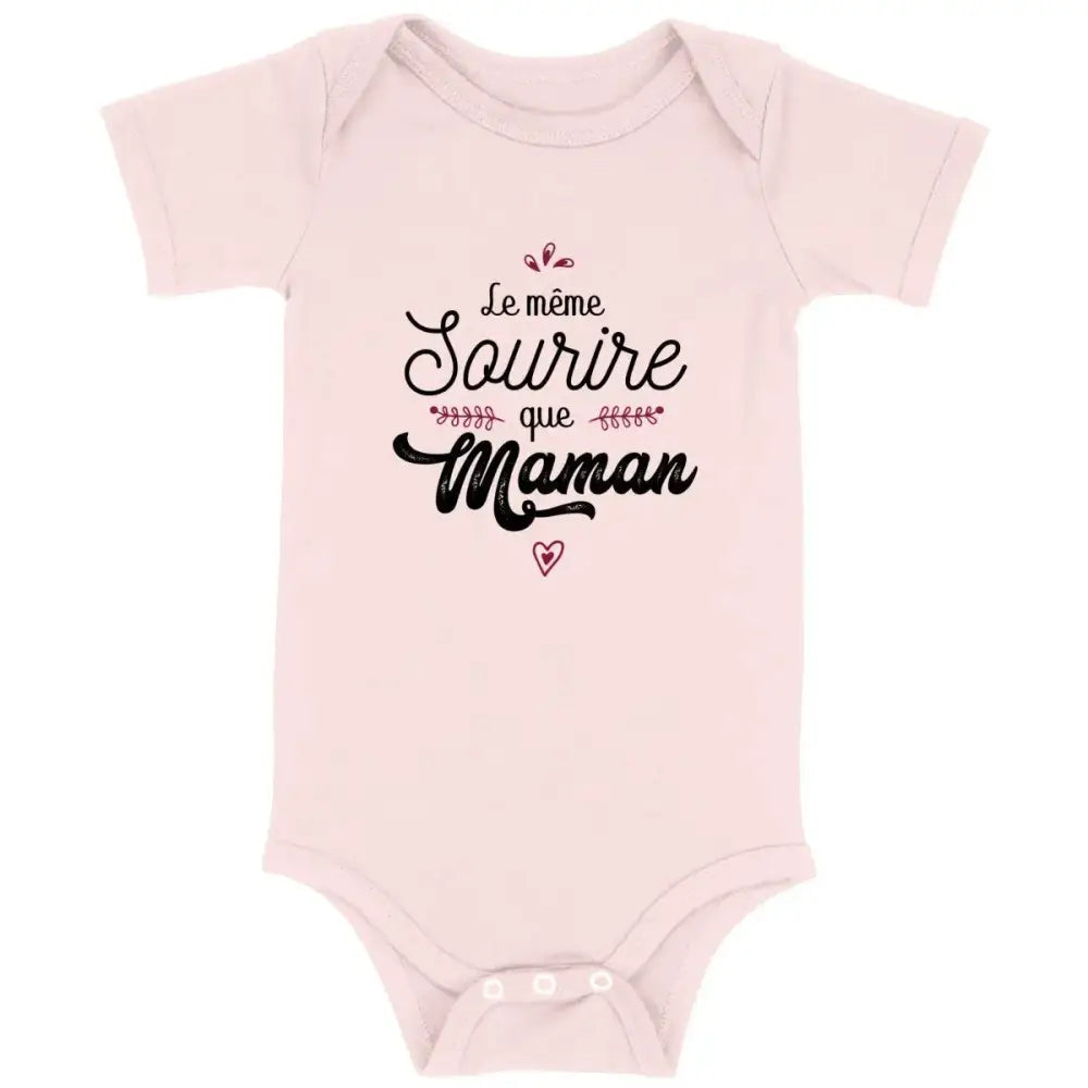 Body bébé Le même sourire que maman