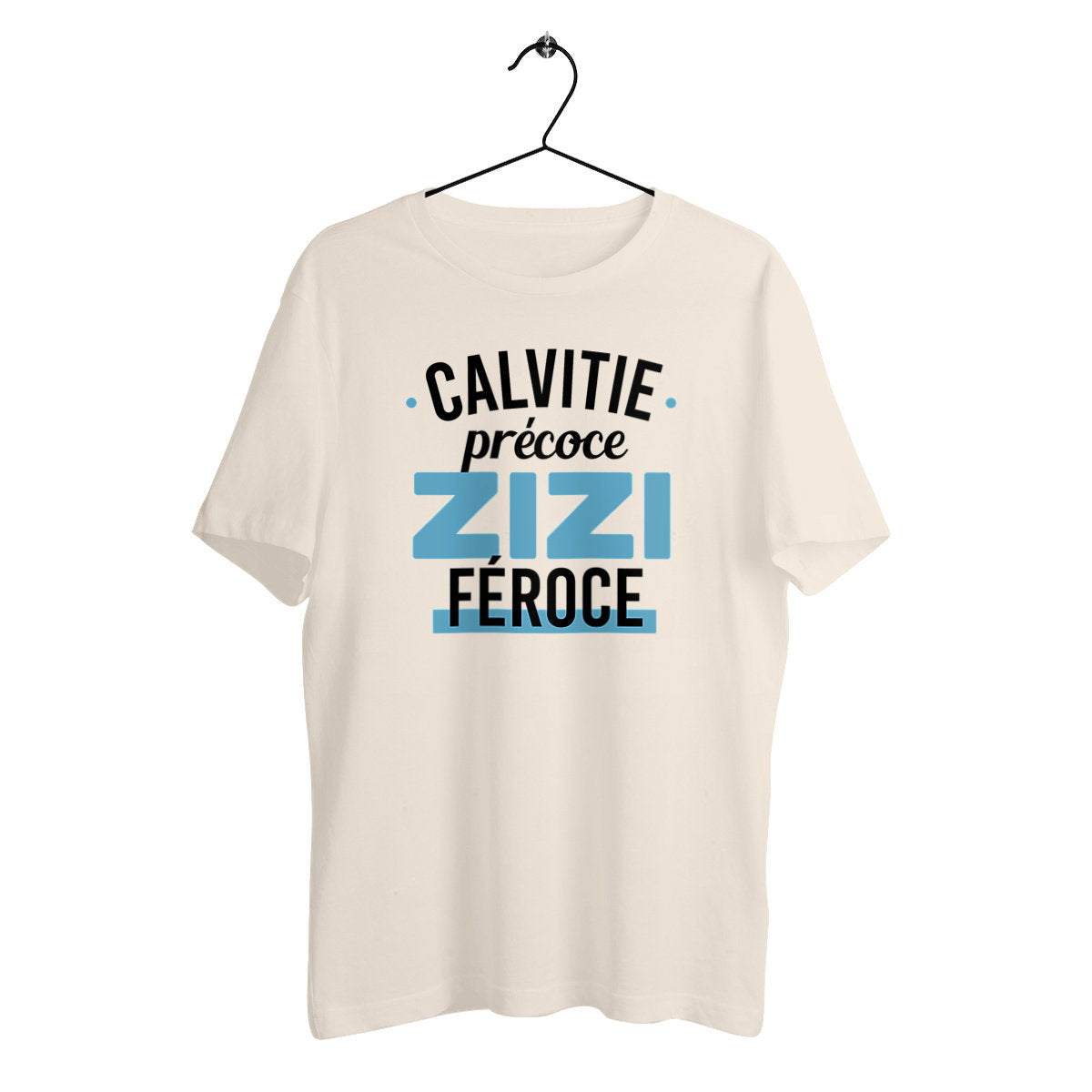 T-shirt homme en coton bio Calvitie précoce zizi féroce - face_8