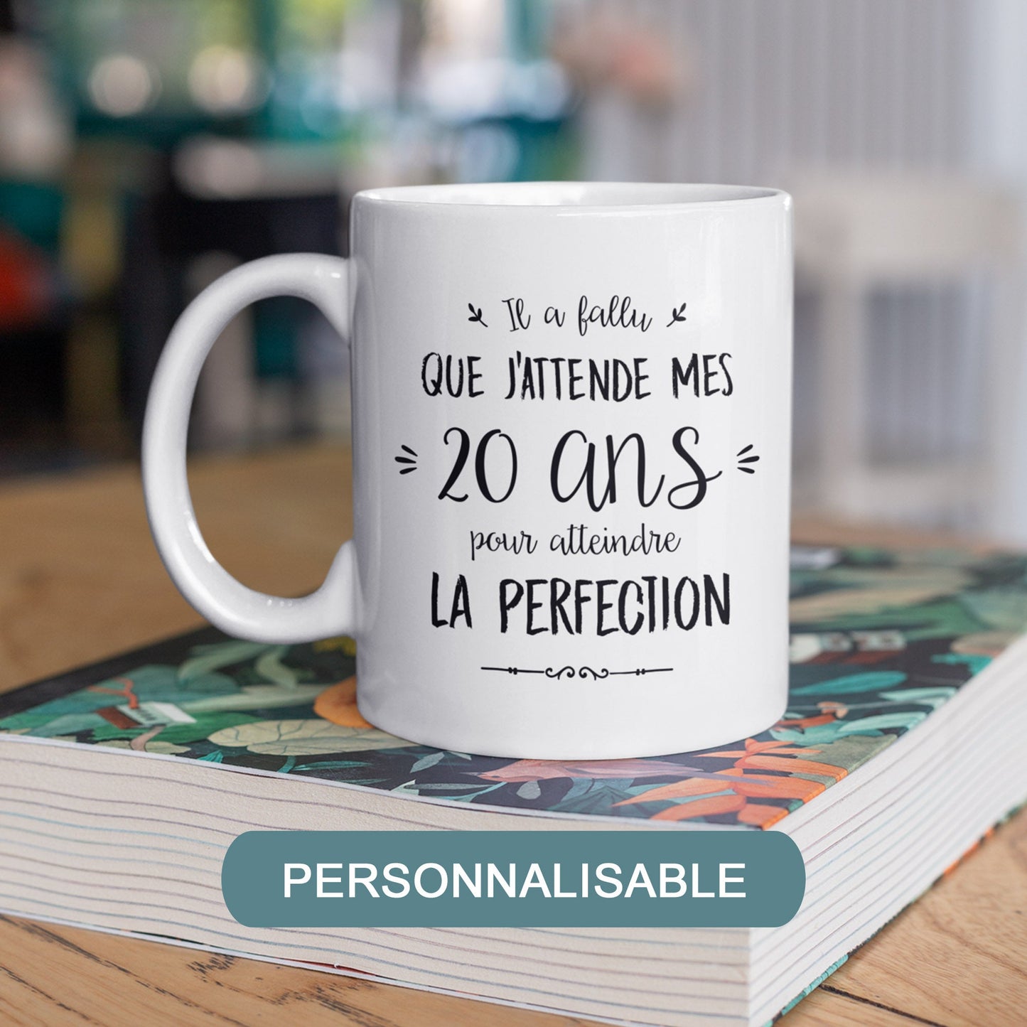 Mug céramique Atteindre la perfection personnalisable
