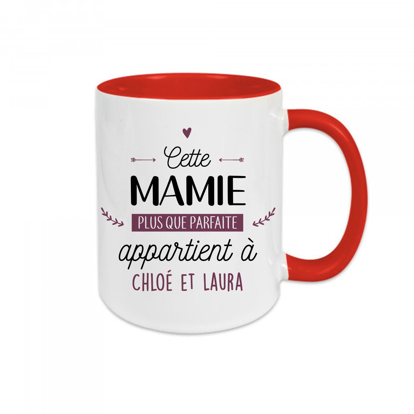 Mug céramique Cette mamie parfaite appartient à ( personnalisable ) Encre et Créations