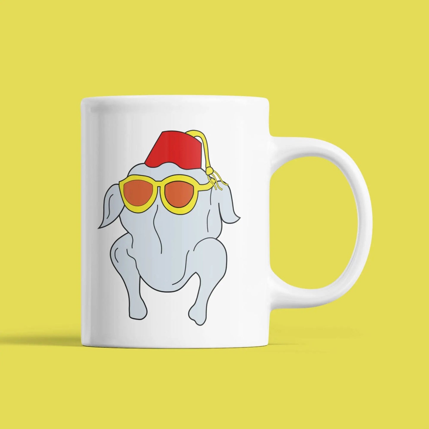 Mug céramique - Dinde Friends - Blanc