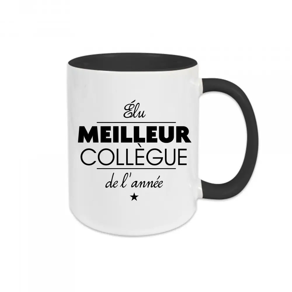 Mug céramique Élu meilleur collègue de l'année