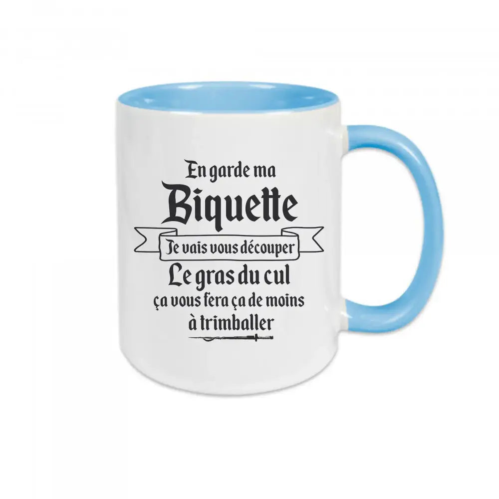 Mug céramique - En garde ma biquette Encre et Créations
