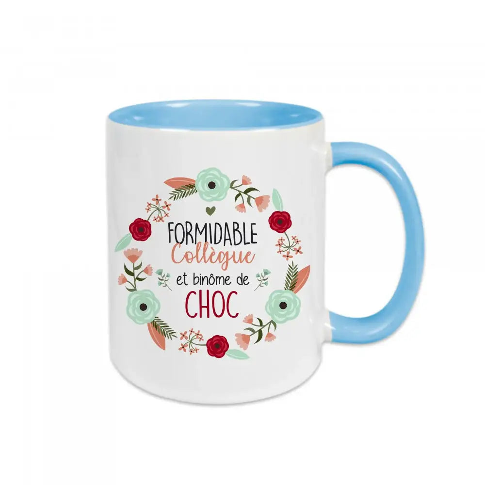 Mug céramique Formidable collègue et binôme de choc Encre et Créations
