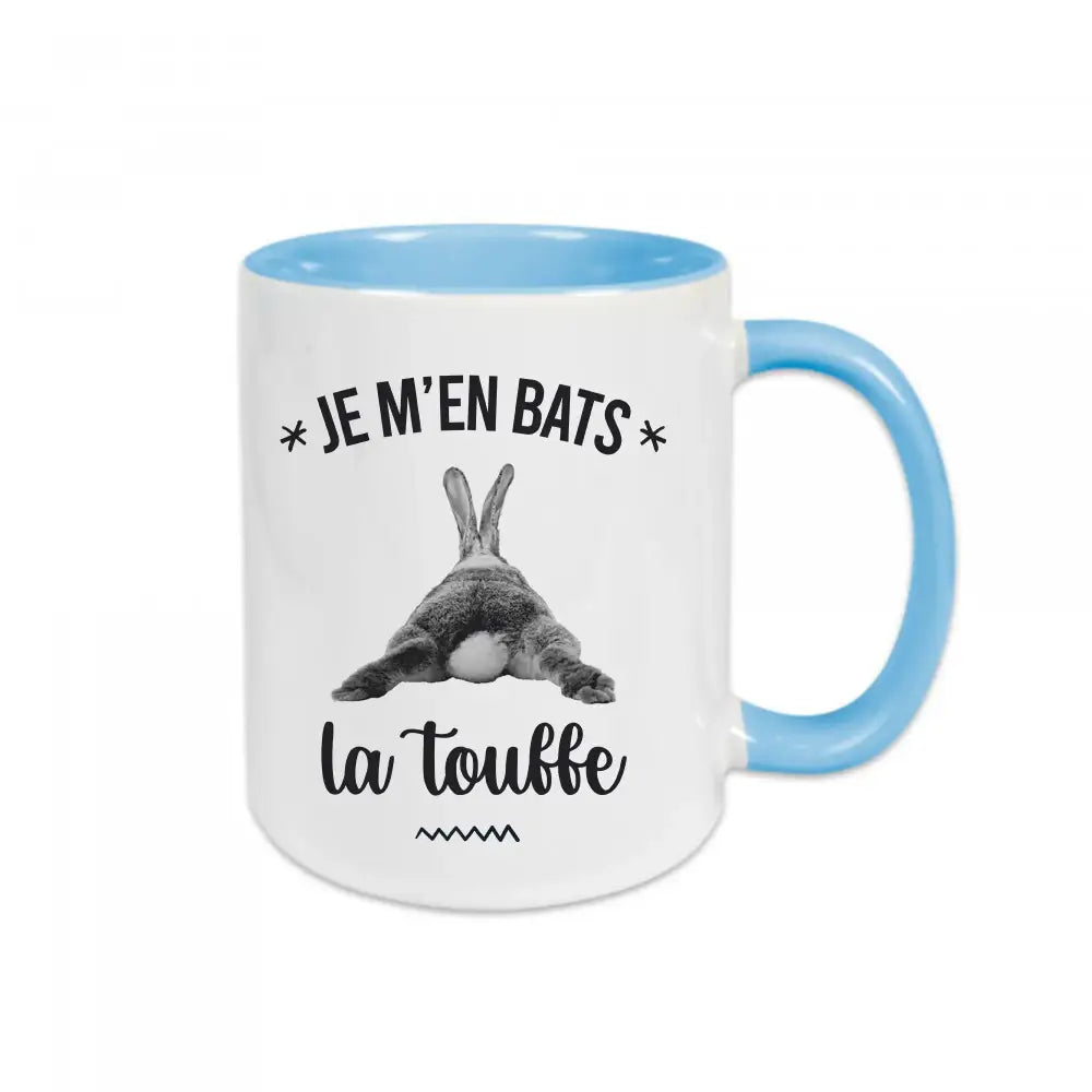 Mug céramique Je m'en bats la touffe Encre et Créations