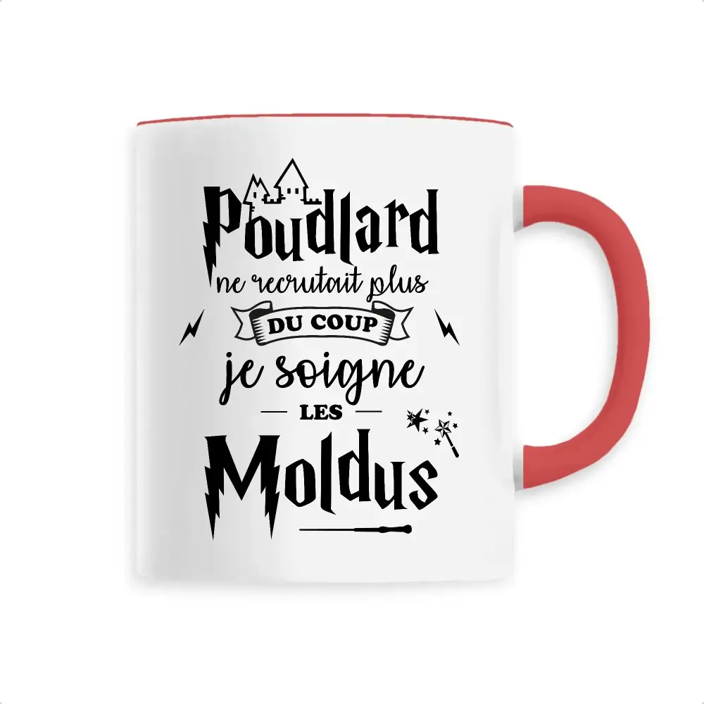 Mug céramique - Je soigne les moldus - Rouge - Mugs