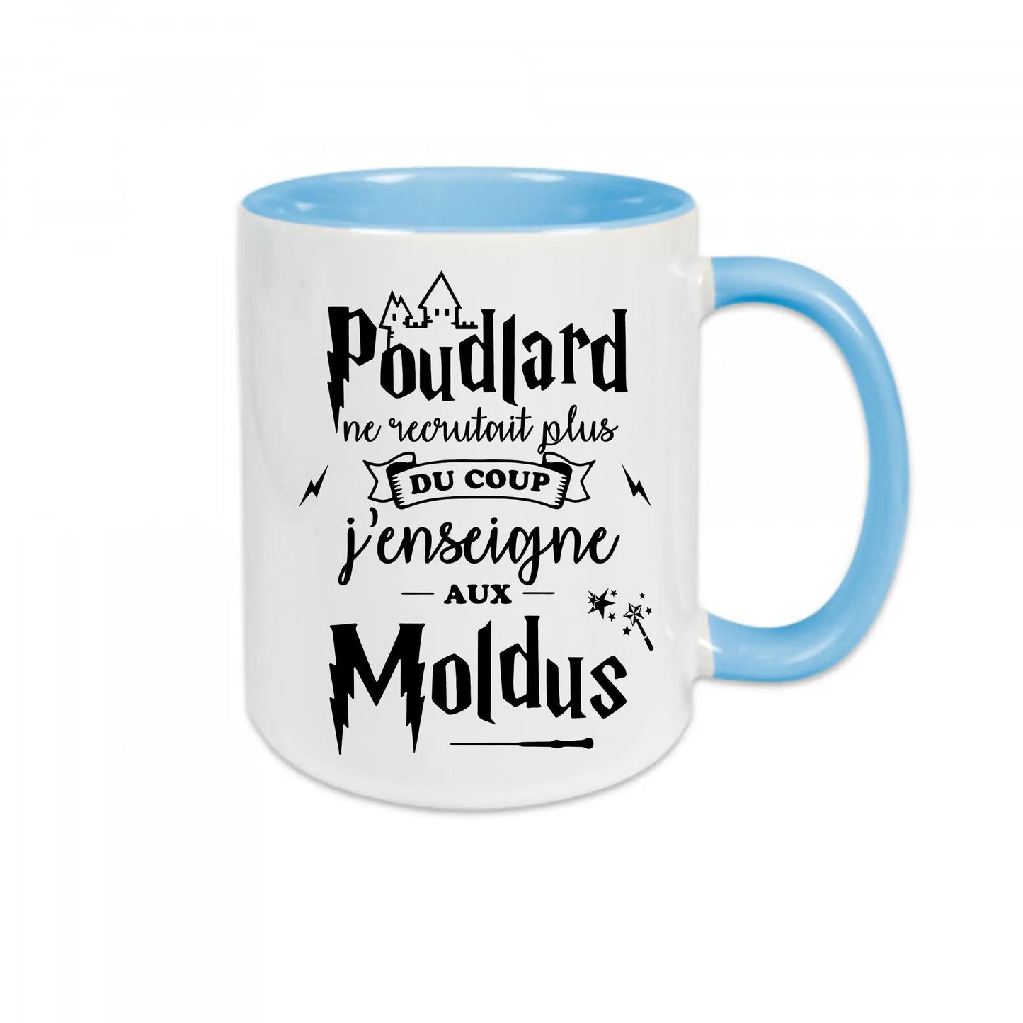 Mug céramique - J’enseigne aux moldus - Bleu - Mugs