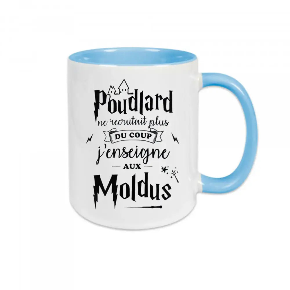 Mug céramique - J’enseigne aux moldus - Bleu - Mugs