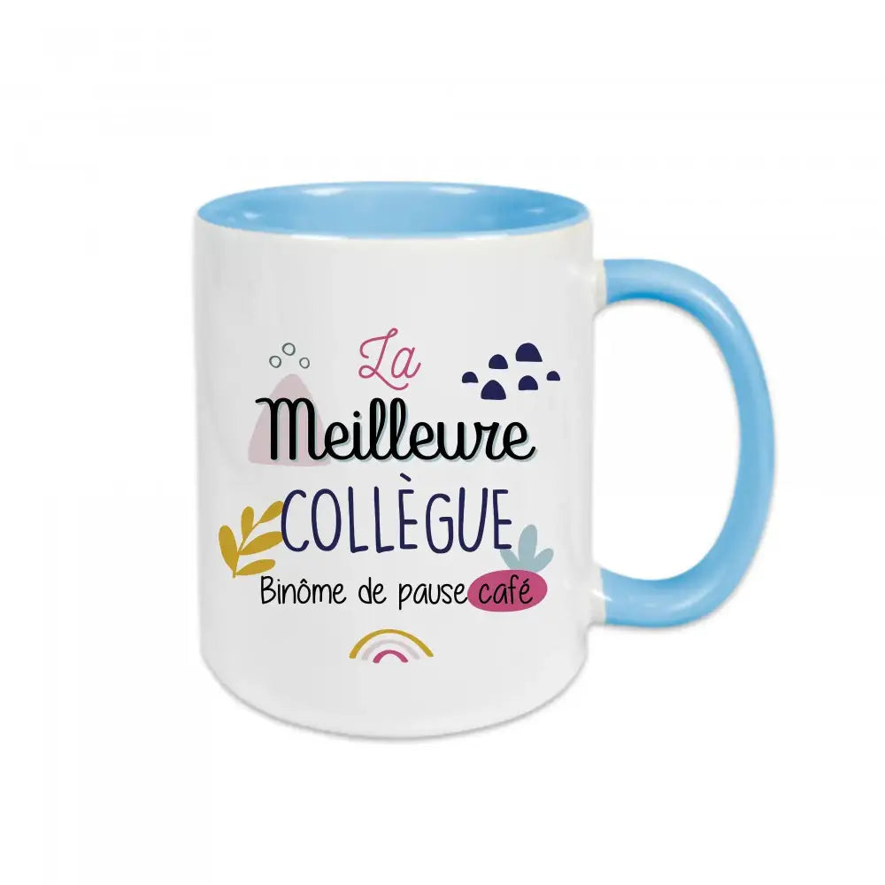 Mug céramique La meilleure collègue binôme de pause café Encre et Créations