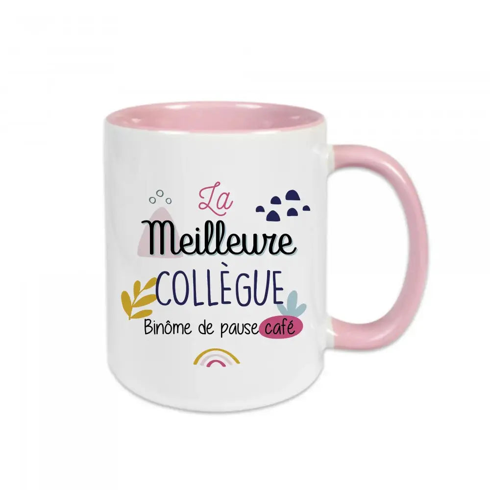Mug céramique La meilleure collègue binôme de pause café Encre et Créations