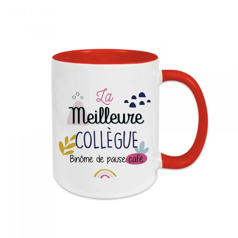 Mug céramique La meilleure collègue binôme de pause café Encre et Créations