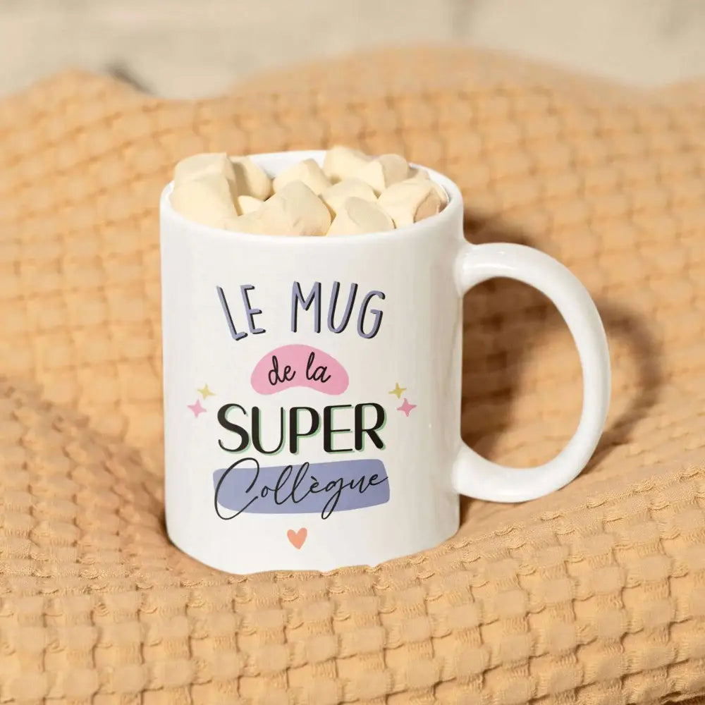 Mug céramique Le mug de la super collègue