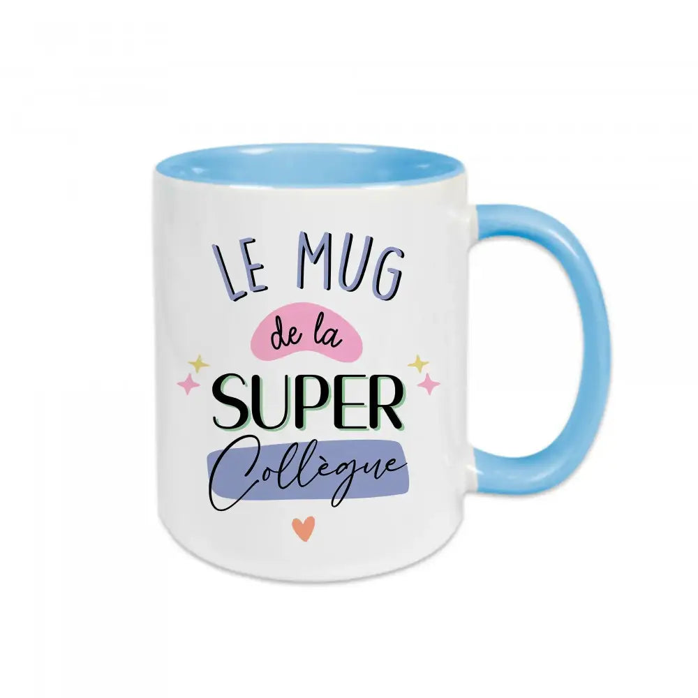 Mug céramique Le mug de la super collègue Encre et Créations