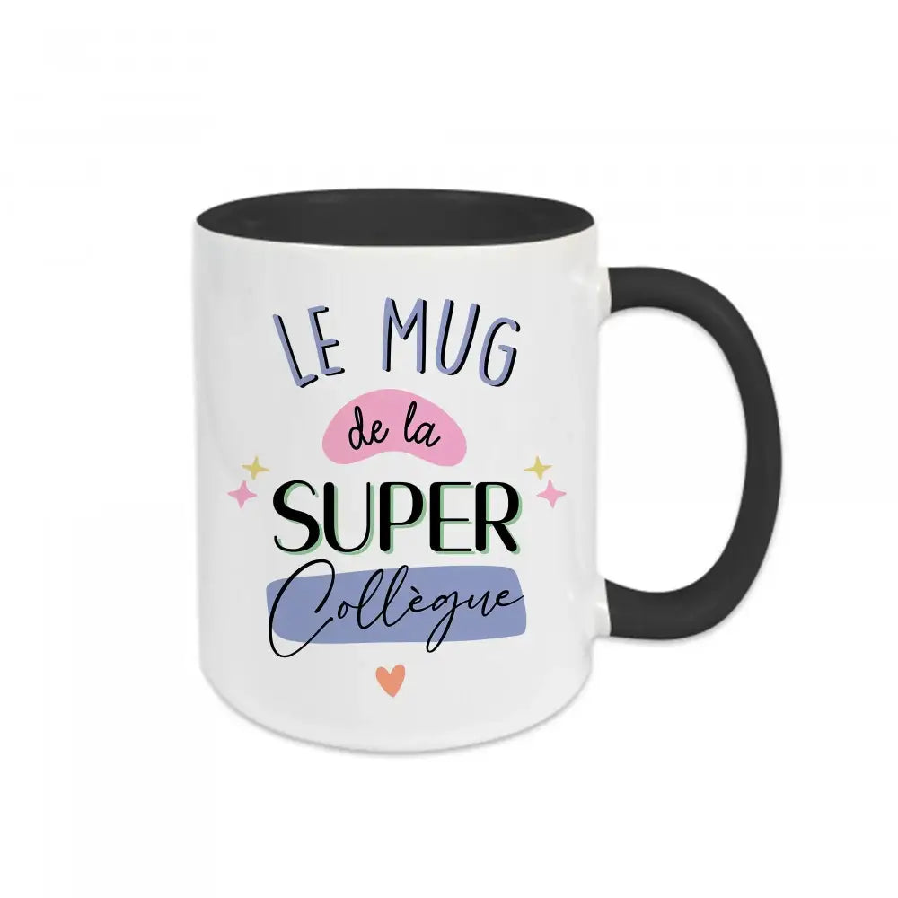Mug céramique Le mug de la super collègue Encre et Créations