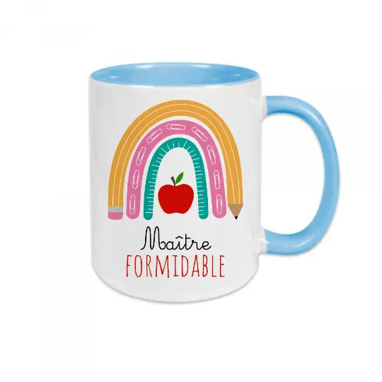Mug céramique - Maître formidable - Bleu - Mugs