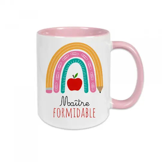 Mug céramique - Maître formidable - Rose - Mugs