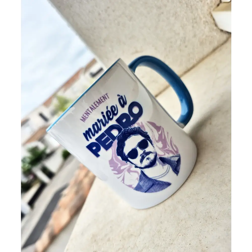 Mug céramique Mentalement mariée à Pedro