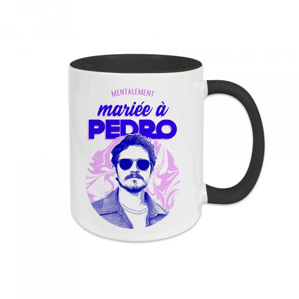 Mug céramique Mentalement mariée à Pedro Encre et Créations