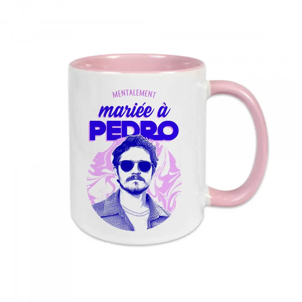 Mug céramique Mentalement mariée à Pedro Encre et Créations