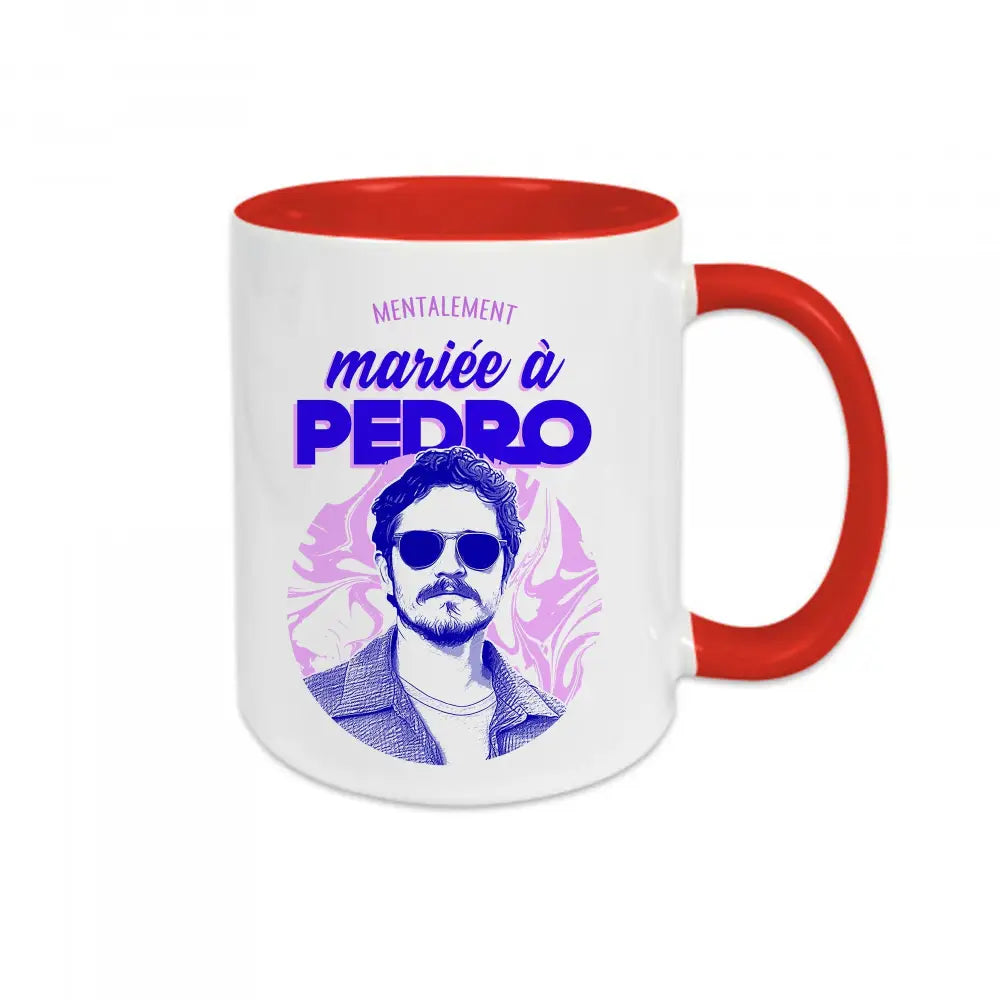 Mug céramique Mentalement mariée à Pedro Encre et Créations