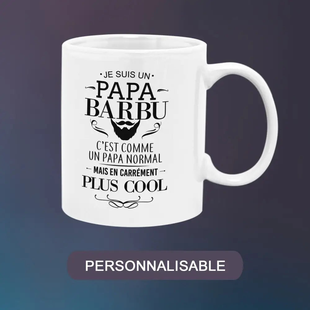 Mug céramique Papa barbu