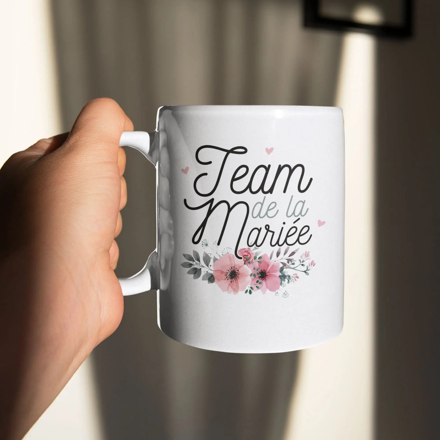 Mug céramique - Team de la mariée - Blanc - Mugs