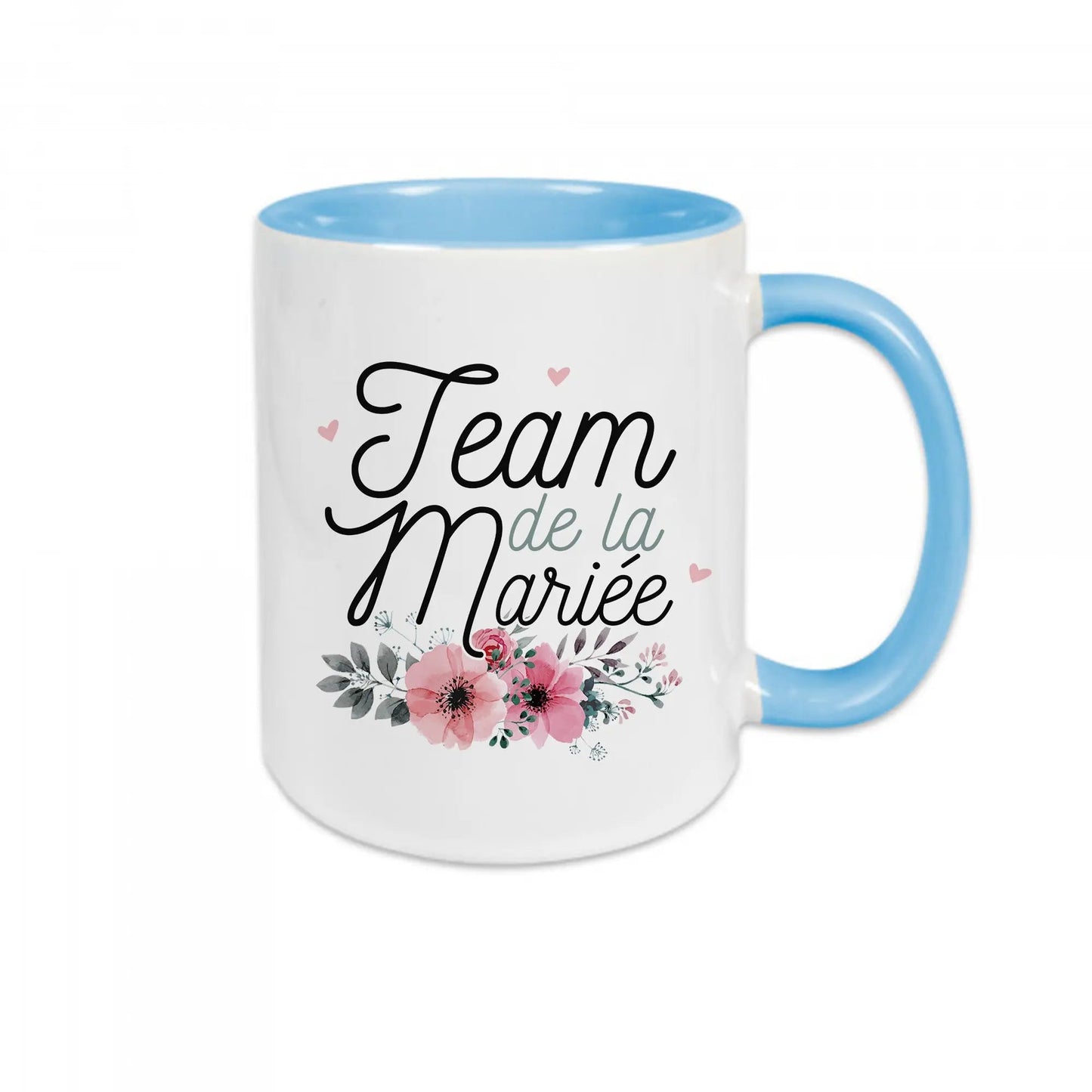 Mug céramique - Team de la mariée - Bleu - Mugs