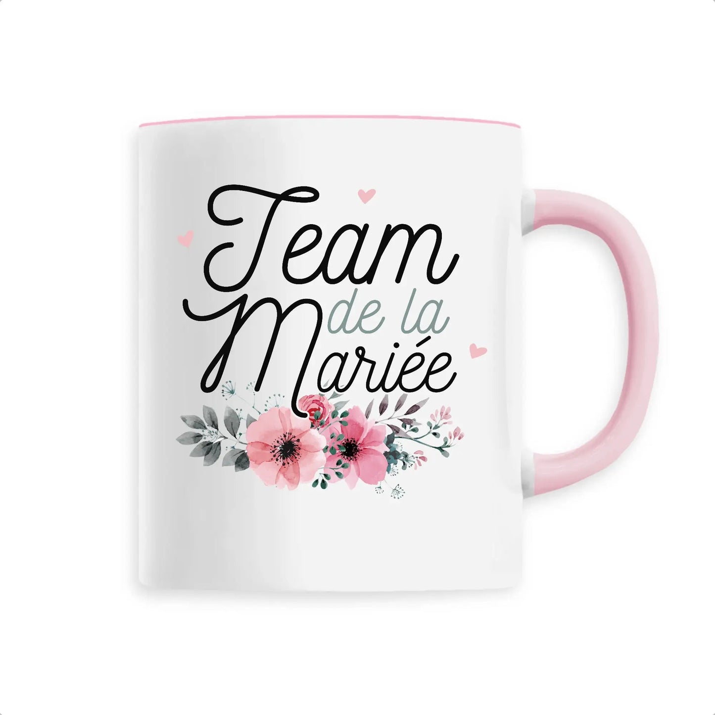 Mug céramique - Team de la mariée - Rose - Mugs
