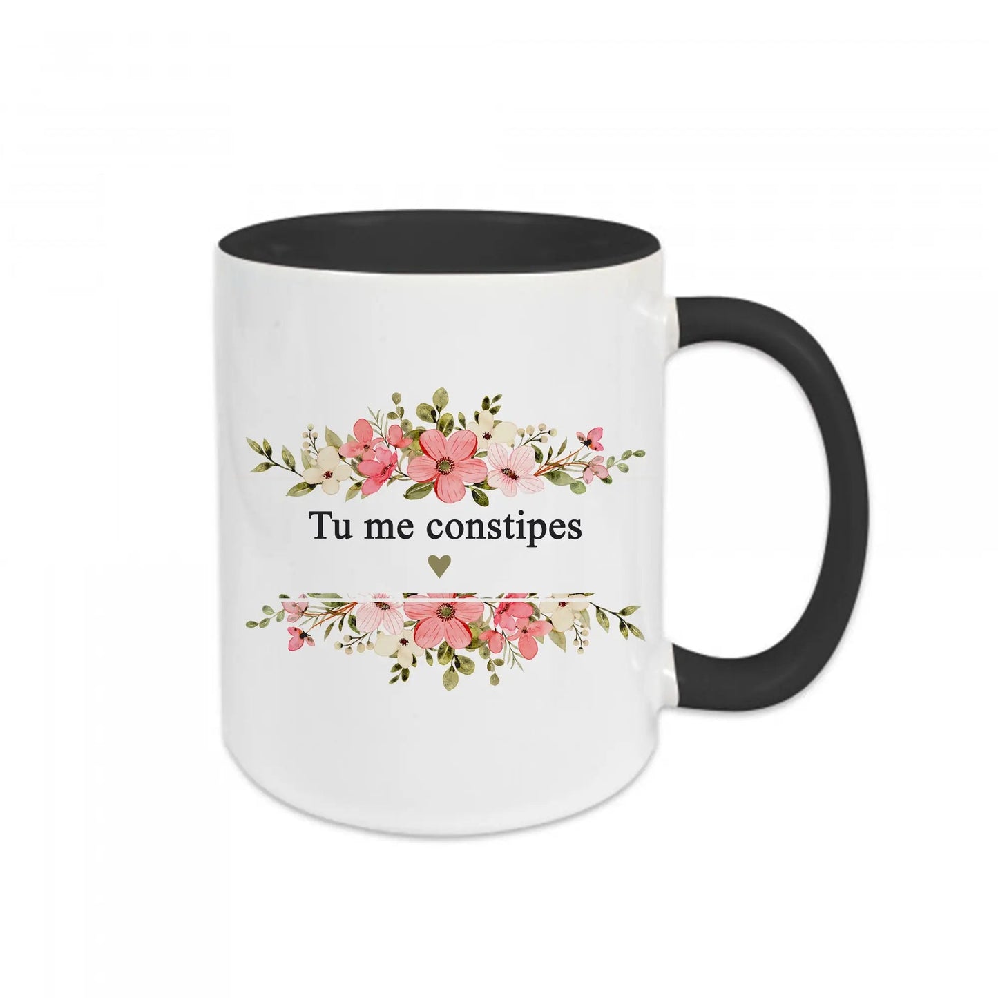 Mug céramique Tu me constipes Encre et Créations