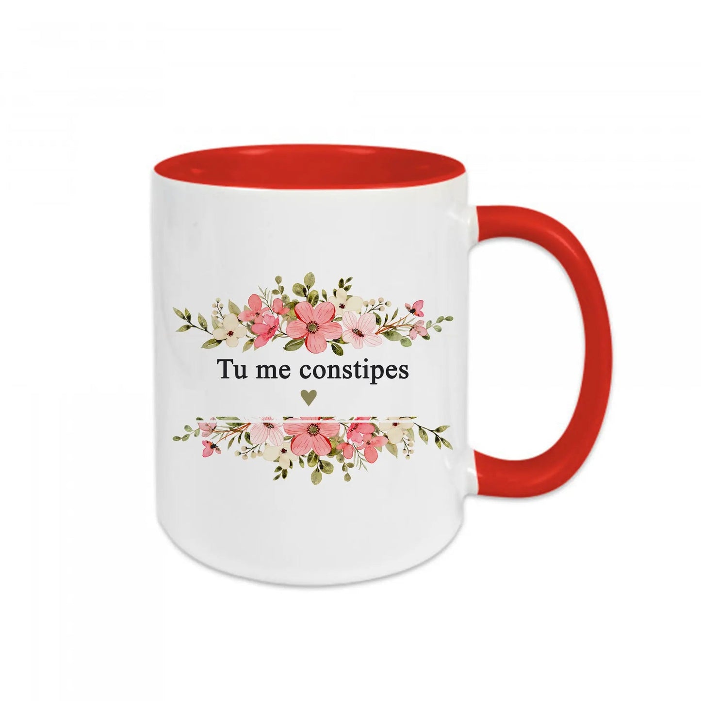 Mug céramique Tu me constipes Encre et Créations