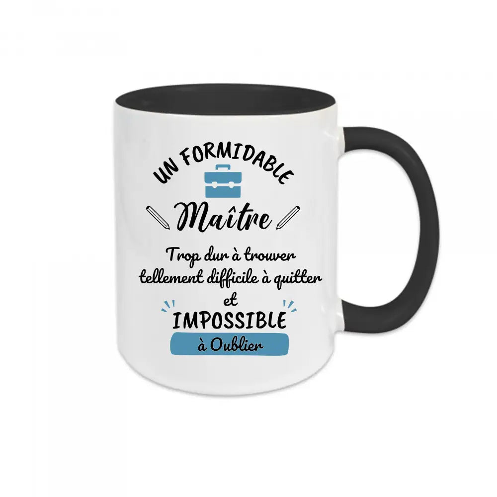 Mug céramique - Un formidable maître Encre et Créations