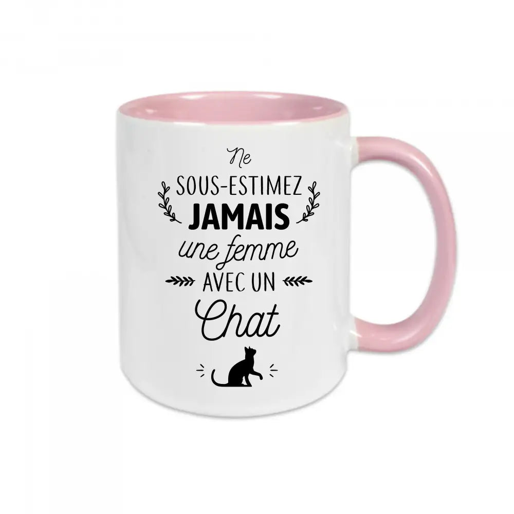 Mug céramique Une femme avec un cheval personnalisable