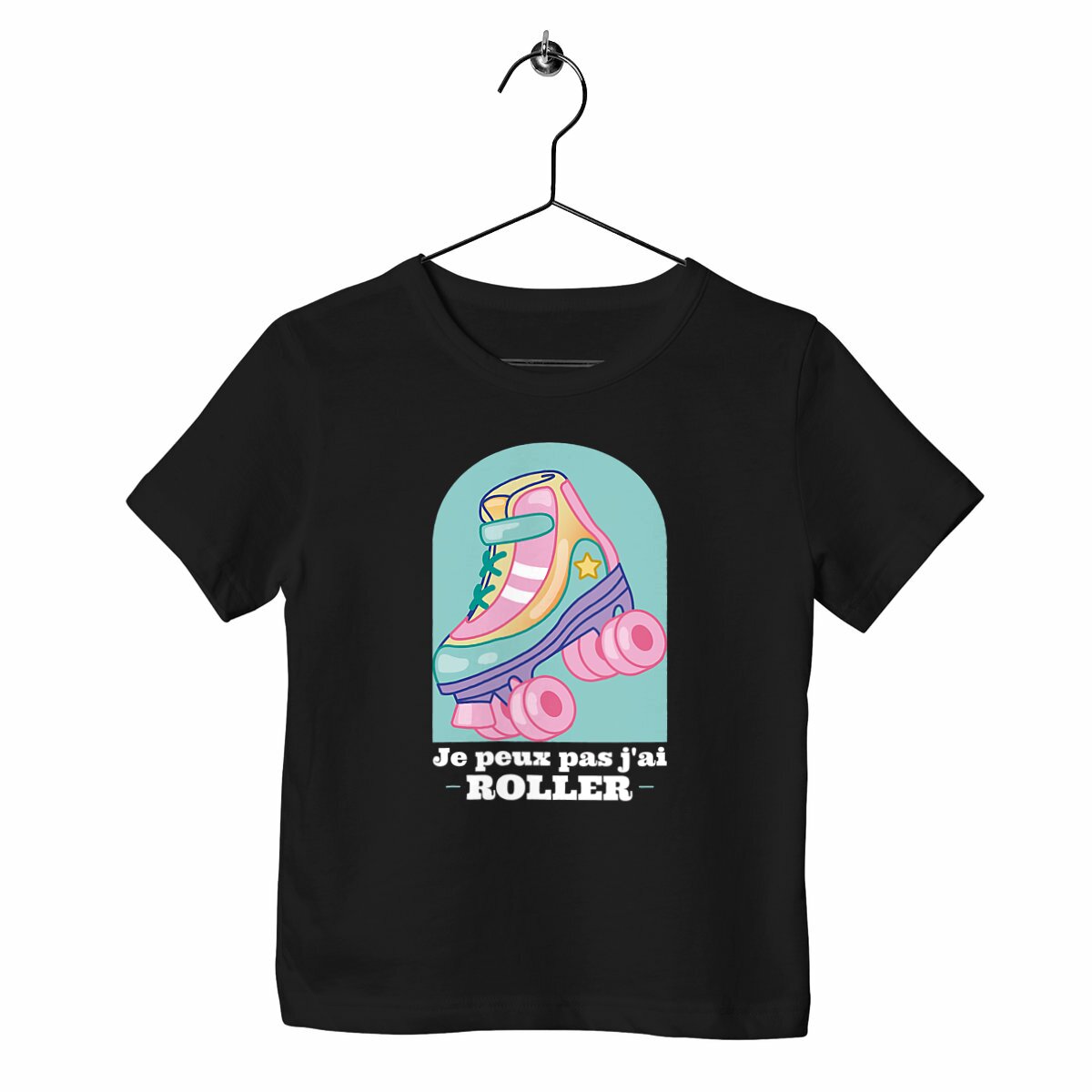 T-shirt enfant Je peux pas j'ai roller