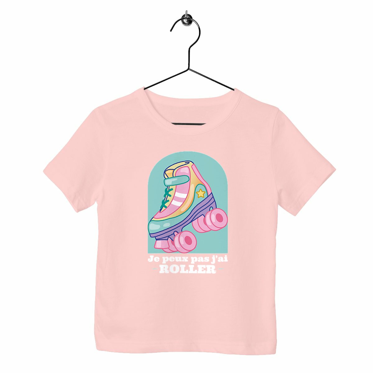 T-shirt enfant Je peux pas j'ai roller