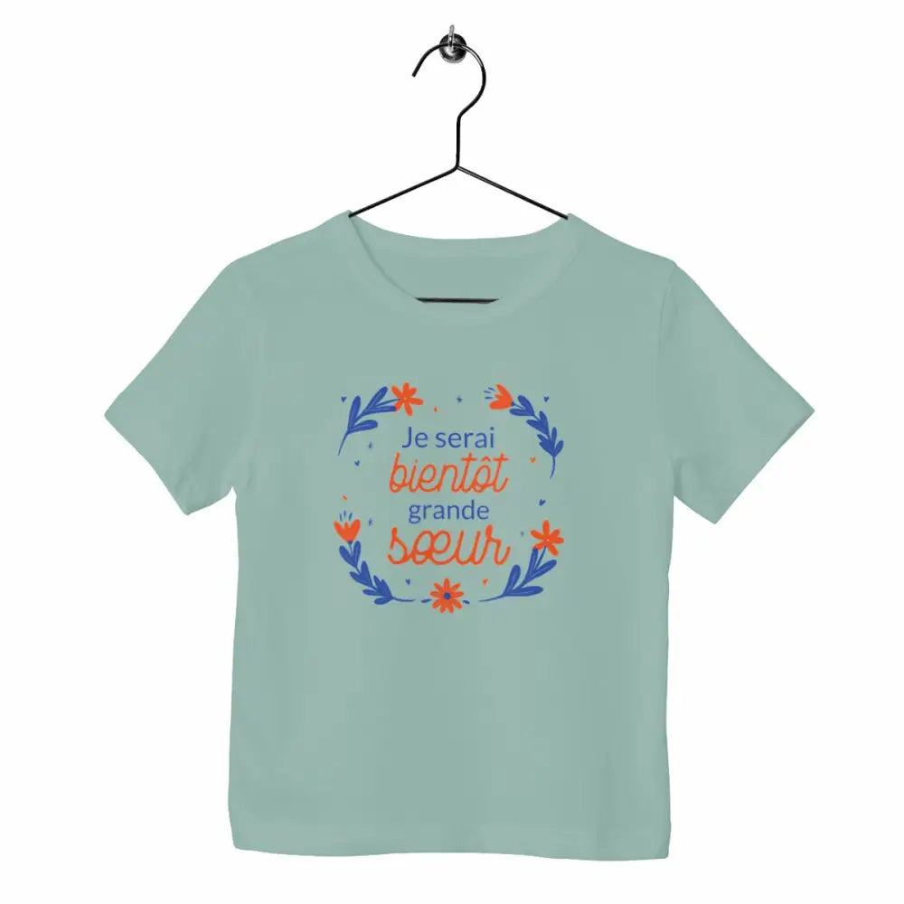 T-shirt enfant Je serai bientôt grande soeur