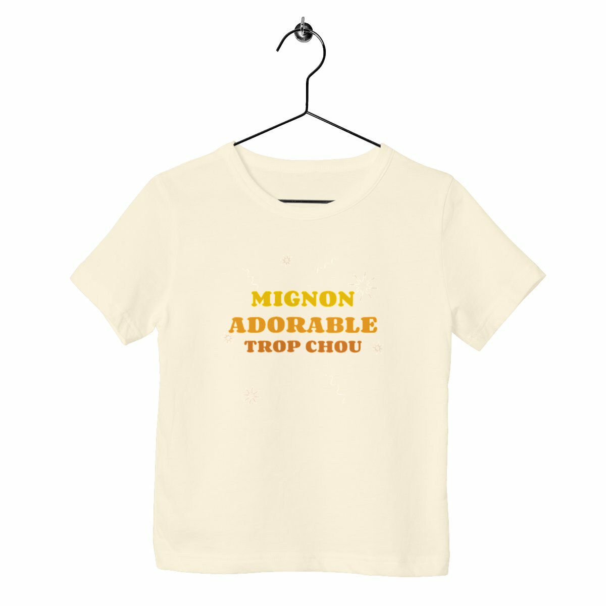 T-shirt enfant Mignon adorable trop chou