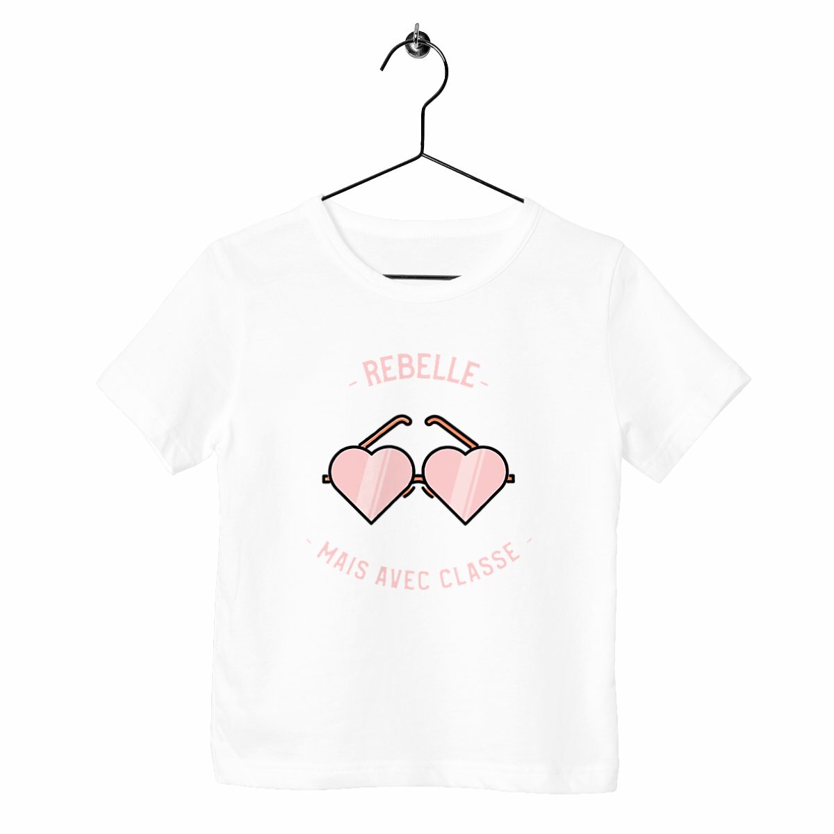 T-shirt enfant Rebelle mais avec classe
