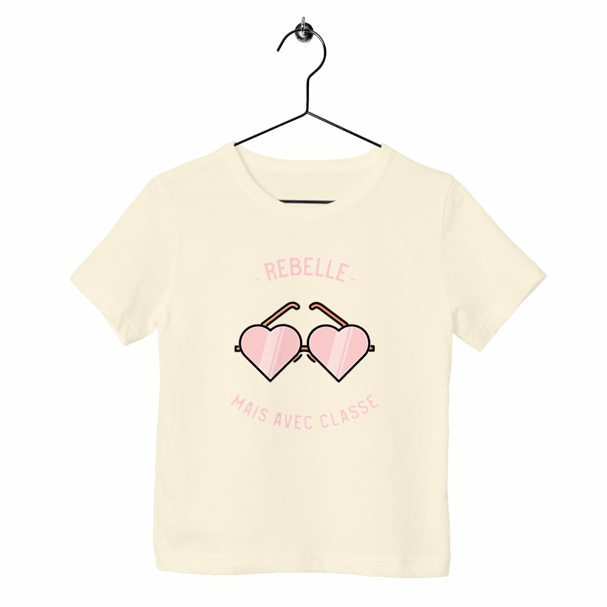 T-shirt enfant Rebelle mais avec classe