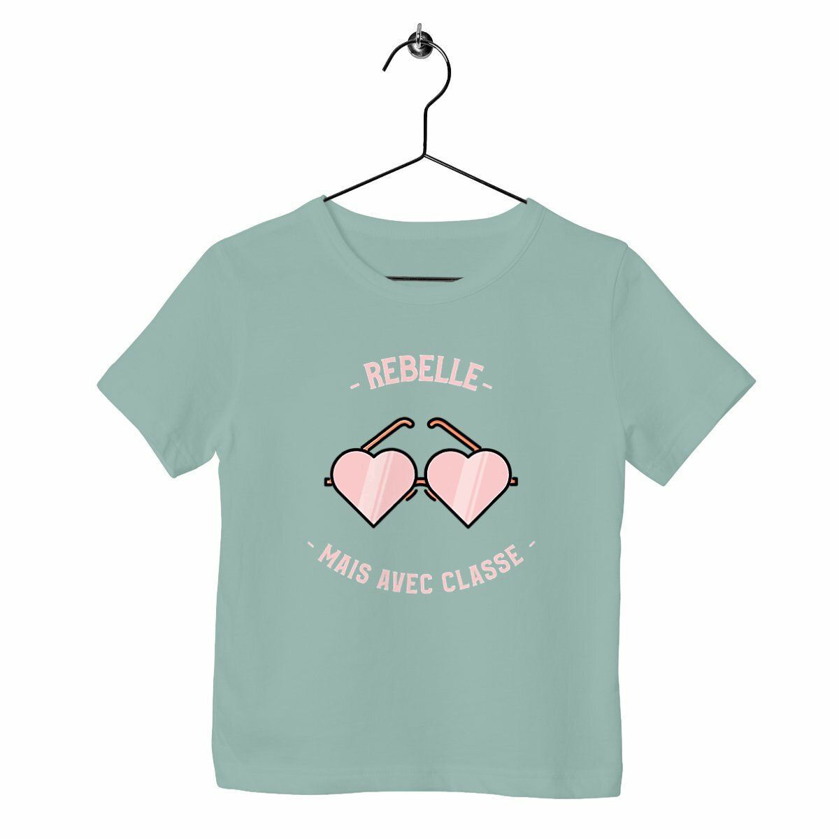 T-shirt enfant Rebelle mais avec classe